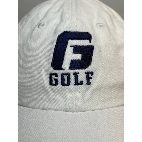 Golf hat 7" strap back white - Picture 7 of 8